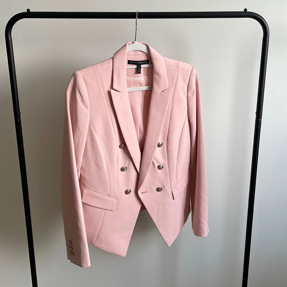 WHBM Pink Blazer in size 6